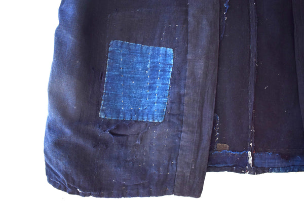 Antique  Boro Indigo Hanten Work Jacket
