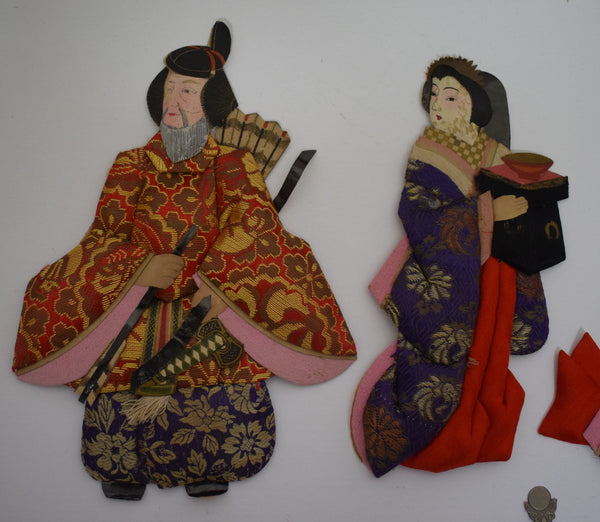 Antique Hina Matsuri Oshie ( Damaged)