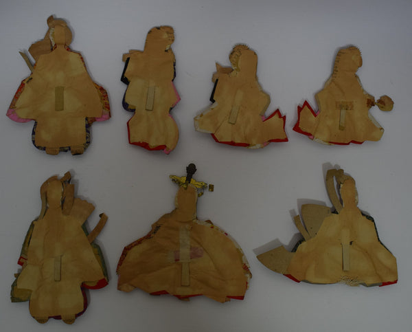 Antique Hina Matsuri Oshie ( Damaged)