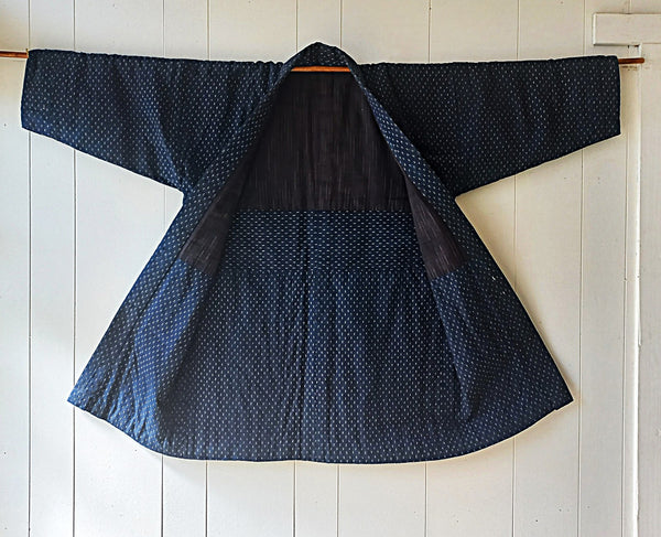 Vintage Padded Kasuri Hanten