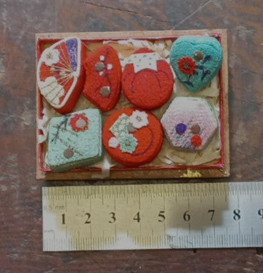 Antique Chirimenzaiku Boxes