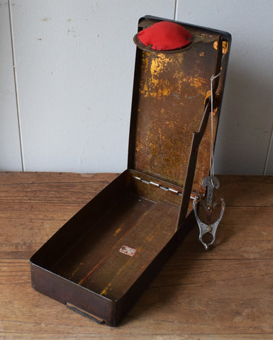 Vintage Tin  Haribako Sewing Box