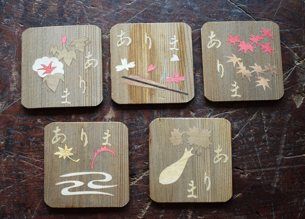 Retro Wooden Souvenir Itomaki Bobbins