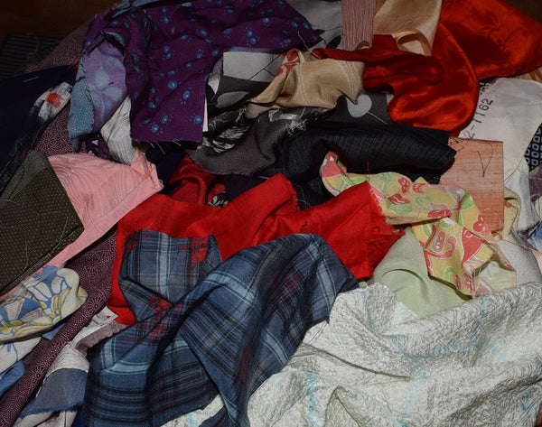 Bulk  Mixed Kimono Remnants - 1 kg