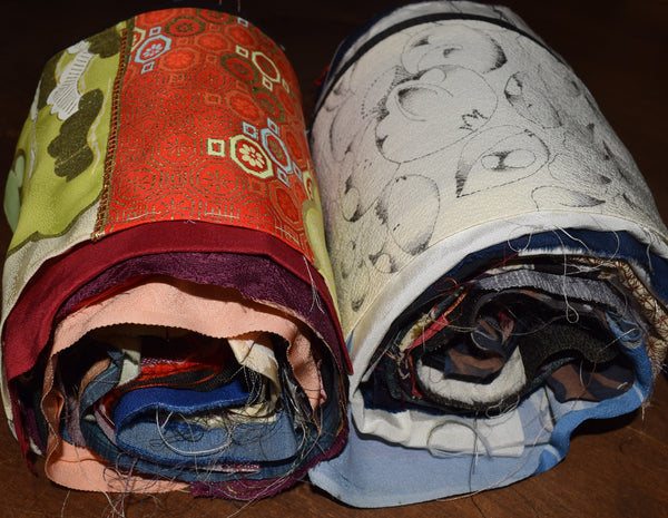 Bulk  Mixed Kimono Remnants - 1 kg