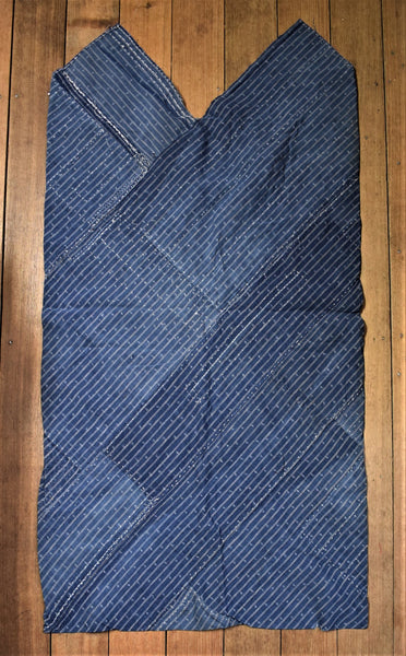 Indigo Cotton Tsunobukuro  'Horn Bag'