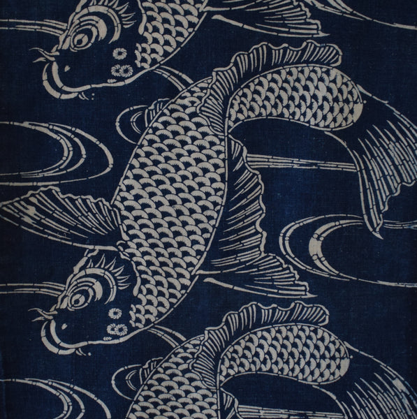 Katazome Panel - Koi