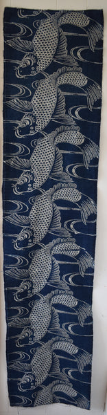 Katazome Panel - Koi