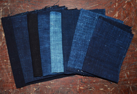 Antique Handwoven Sashiko Fabric Bundle