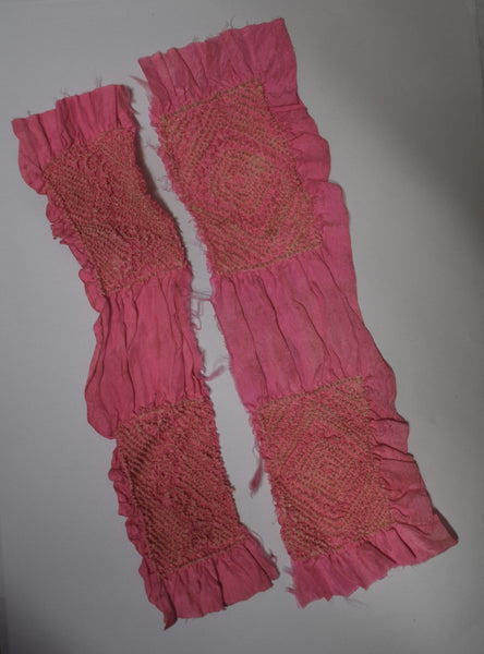 Antique Silk Kanoko Shibori Hair Ornaments