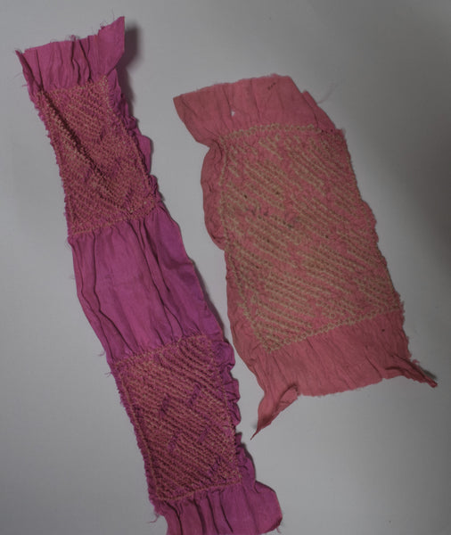 Antique Silk Kanoko Shibori Hair Ornaments