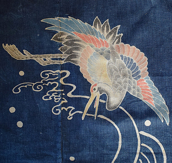 Crane and Tortoise Tsutsugaki  Furoshiki