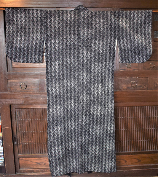 Antique Wool Muslin Kimono
