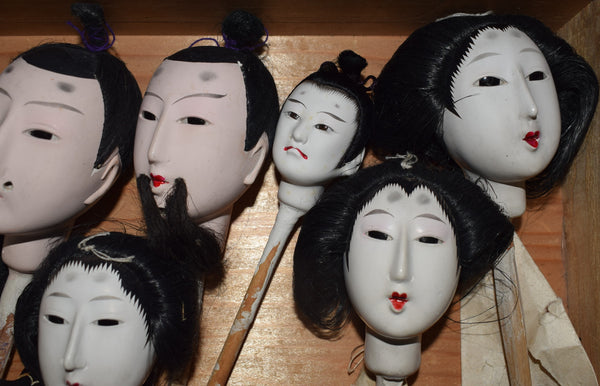 Hina Ningyo Dolls' Heads