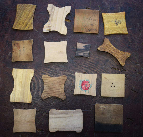 Wooden Itomaki Thread Bobbins