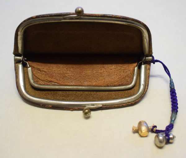 Small Vintage Leather Coin Purse