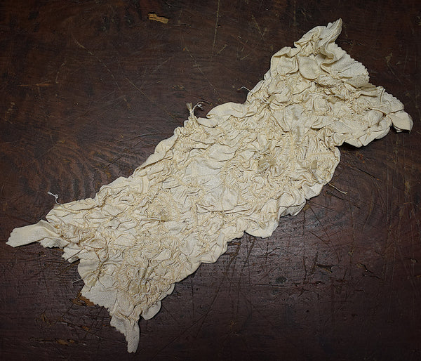 Silk Shibori Undyed Sample