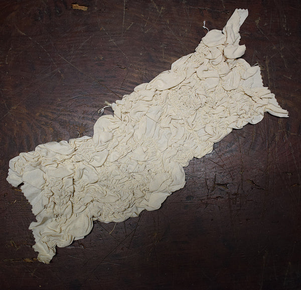 Silk Shibori Undyed Sample