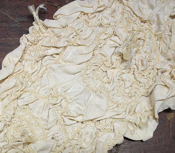 Silk Shibori Undyed Sample