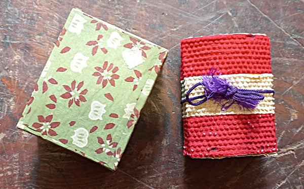 Antique Chirimenzaiku Boxes