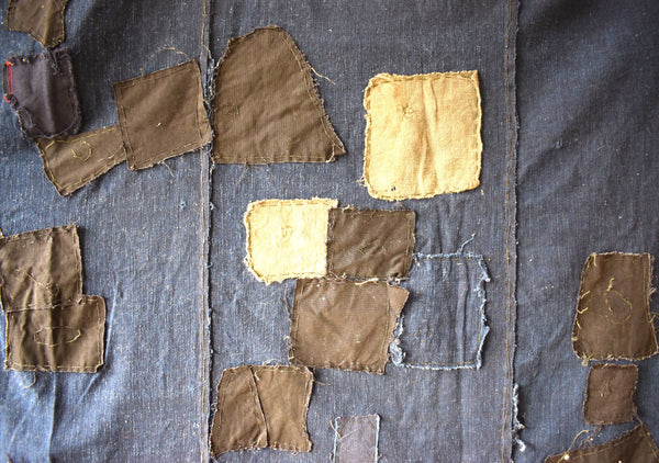 Antique Indigo Boro Futonji