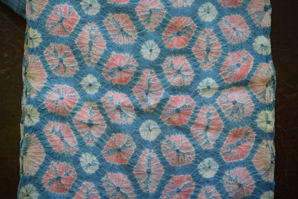 Vintage Shibori Yukata Cotton Bolt - 11m