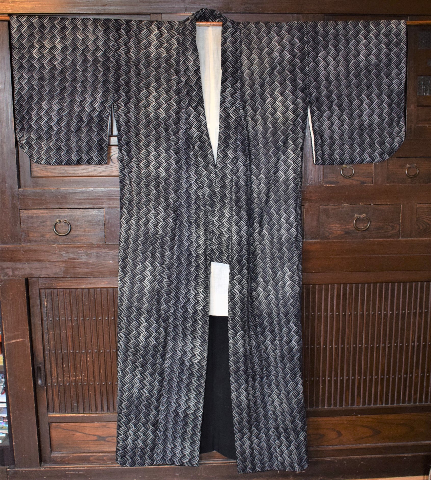 Antique Wool Muslin Kimono