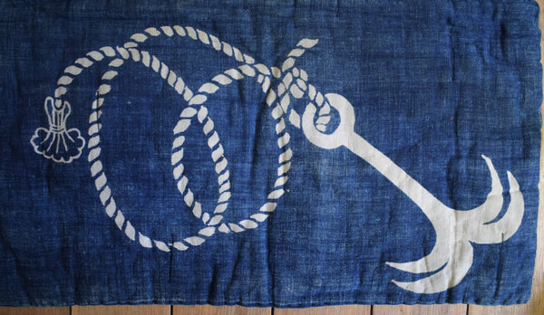 Anchor and Rope Katazome Mat