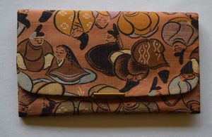 Small Vintage  Silk  Wallet